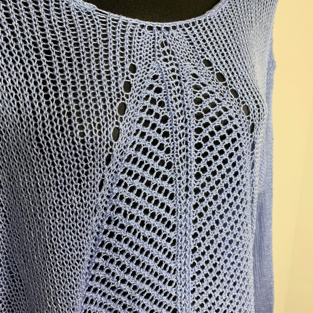 ⭐️ A Little Sparkle Open-Knit Panel Sweater (NWT)